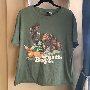 h&m | 90s beastie boys forest green band tshirt